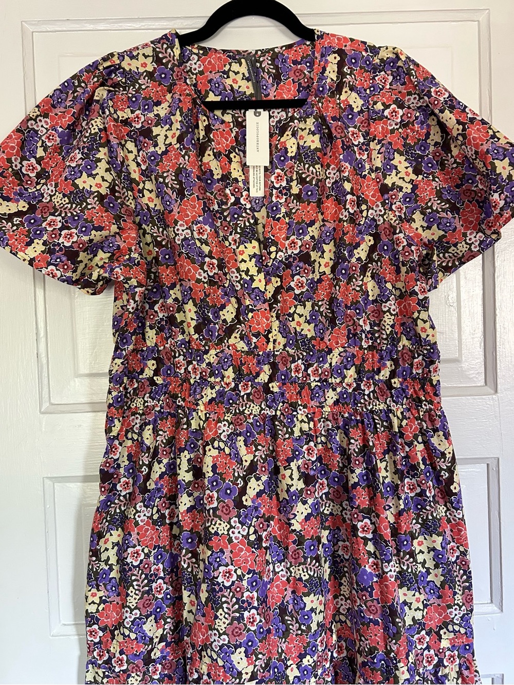 NWT Anthropologie Somerset Floral Tiered Maxi Dress w/Pockets. Adorable! Size XL - Picture 4 of 14